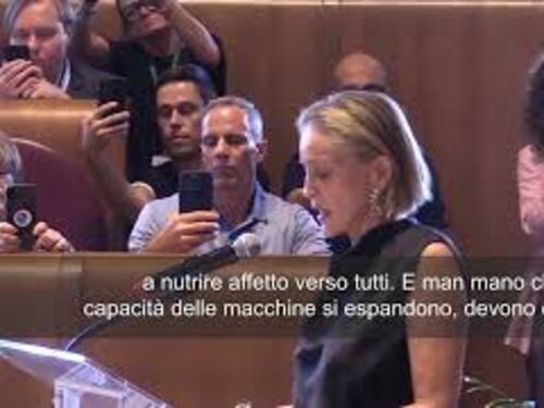 Sharon Stone ad Assemblea Nobel a Roma: Dignità umana non è algoritmo, perseguire bene comune