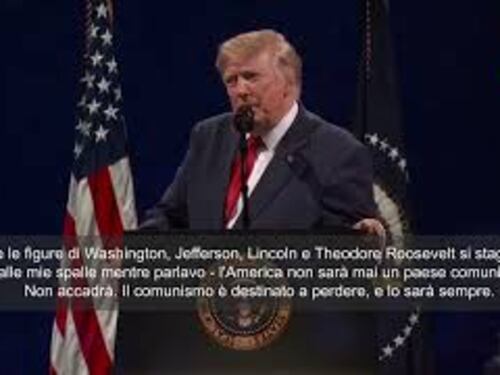 250esimo Usa, Trump: Comunismo un cancro, una minaccia per la libertà americana