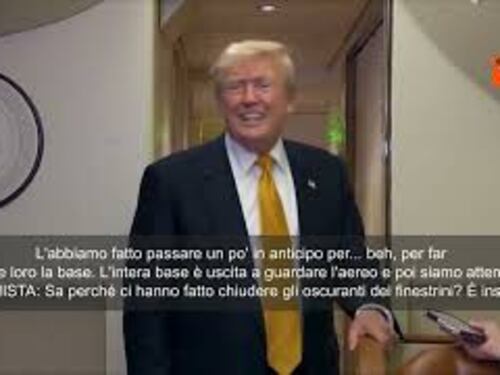 Trump: Sono minacciato continuamente da Iran, il primo della lista. E con me anche voi cronisti