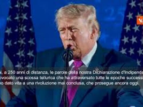 Trump al Mount Rushmore ricorda Washington, Jefferson, Roosevelt, e Lincoln: Paladini di libertà