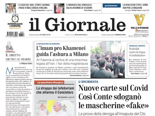 Invasione islamista, nuove carte sul Covid, l’elogio del WSJ a Meloni