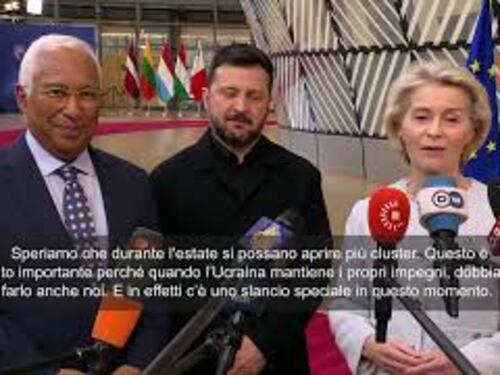 Al via primi negoziati per adesione Ucraina all'Ue, von der Leyen a Zelensky: Congratulazioni