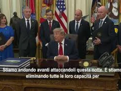 Trump: Guerra in Iran procede molto rapidamente stanotte li attaccheremo