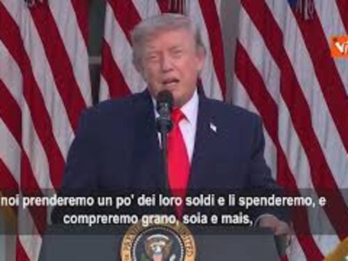 Trump: Prenderemo soldi dall'Iran per vendergli i nostri prodotti agricoli