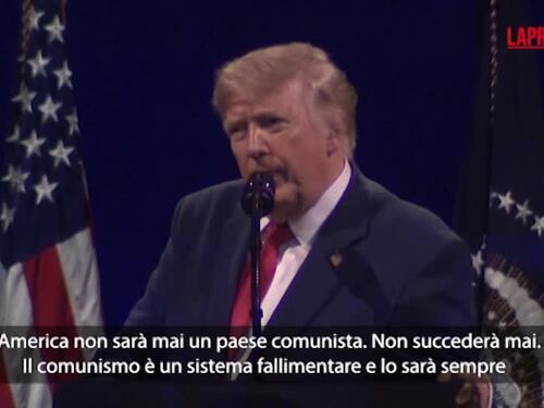 Trump: "Il comunismo è un cancro da estirpare"
