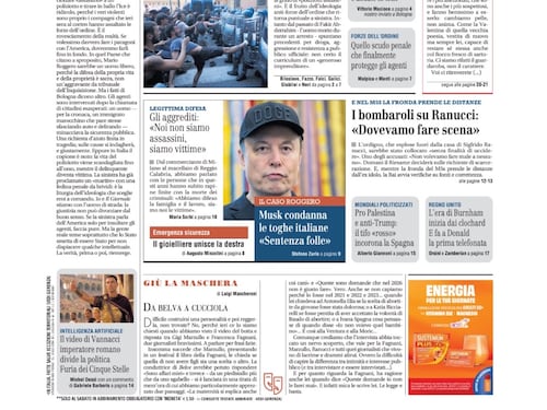 Scontri a Bologna, caso Ranucci, Musk contro le toghe