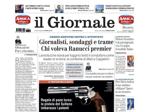 Le grandi manovre dietro l’attentato a Ranucci, l’orrore a Milano di un algerino, il regalo di Erdogan ai leader