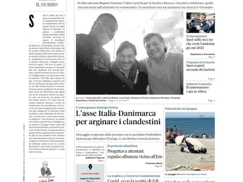 Amici miei: svolta sul caso Report, l’asse Italia-Danimarca, pericolo jihadista