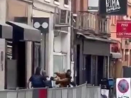 Il momento dell'attacco