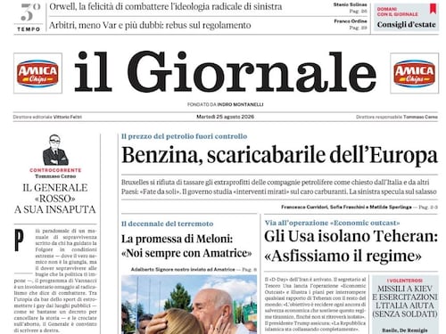 Benzina, scaricabarile dell’Europa, i 10 anni del terremoto di Amatrice, caso Ranucci