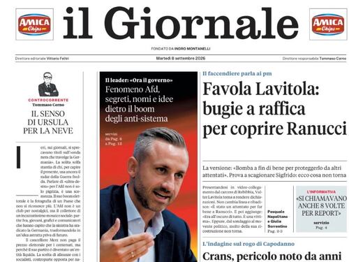 Fenomeno AfD, l’interrogatorio di Lavitola, l’incendio di Crans Montana