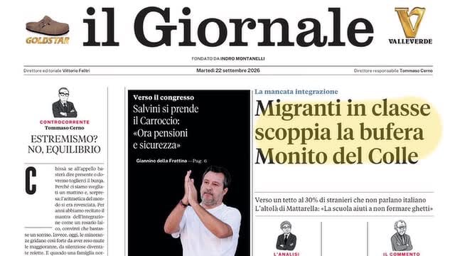 Migranti in classe, scoppia la bufera, Salvini si prende il Carroccio, Berlino all’Islam