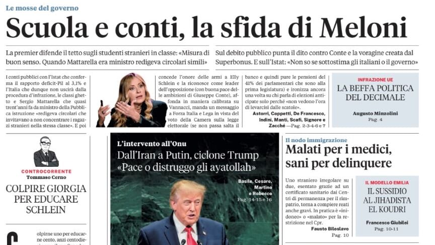 Scuola e conti, la sfida di Meloni, il nodo immigrazione, il primo stop dei sondaggi per Vannacci