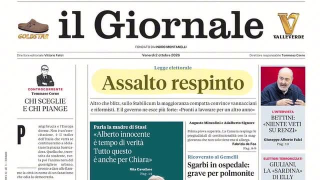 Legge elettorale: maggioranza compatta, Sgarbi ricoverato in ospedale: è grave, allarme islamico