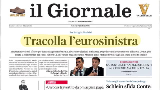 Da Parigi a Madrid tracolla l’eurosinistra, la lettera di Marina Berlusconi a Il Giornale, Schlein s