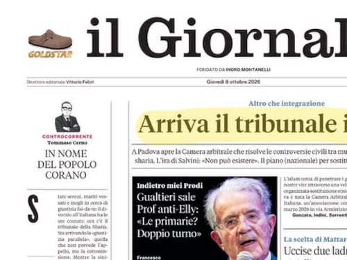 Arriva il tribunale islamico, emergenza energia, la grazia di Mattarella