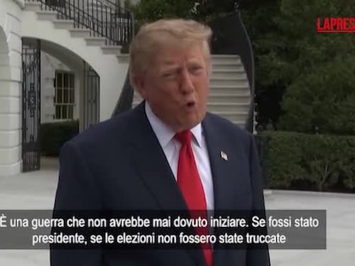 Trump scarica Zelensky - VIDEO