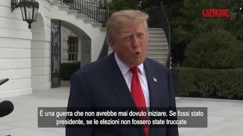 Trump scarica Zelensky - VIDEO