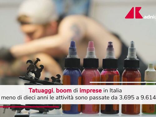 Tatuaggi, boom di imprese in Italia