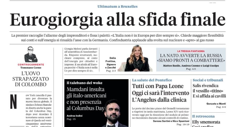 Eurogiorgia alla sfida finale, la salute del Pontefice, la tregua fantasma