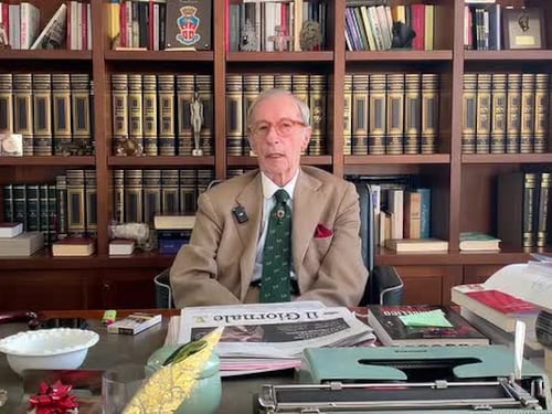 "Il ruggito scaramantico di Feltri per Leone: il Papa è anche umano, guarisca presto"