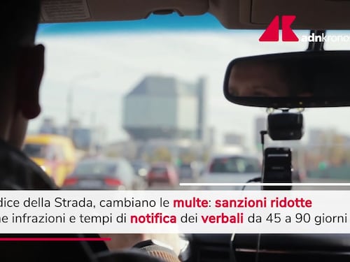 Codice della Strada, riforma delle multe: cosa cambia - Video