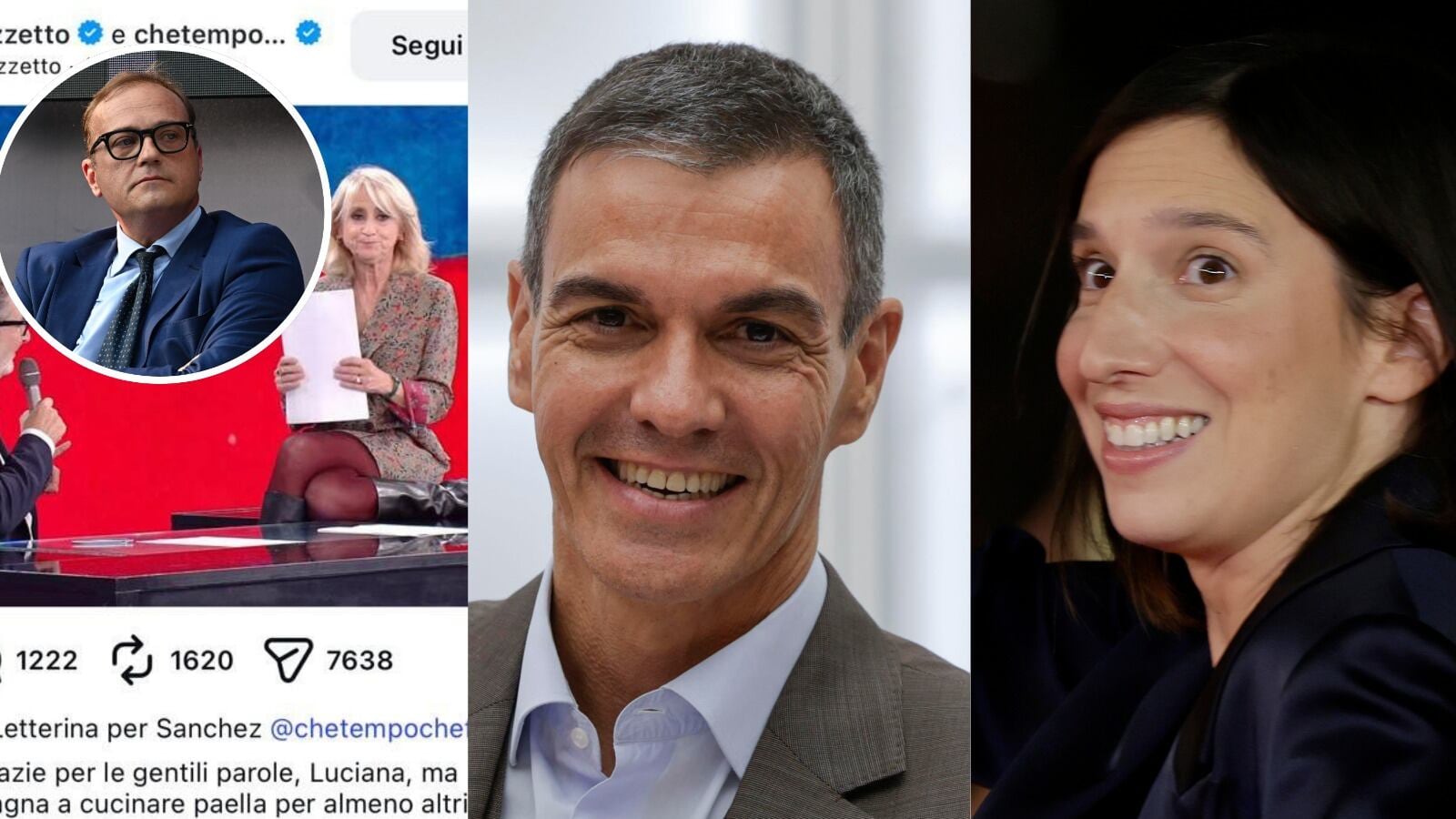 Lucianina, Pedro e Elly: ridono anche a sinistra. "Il triangolo no"