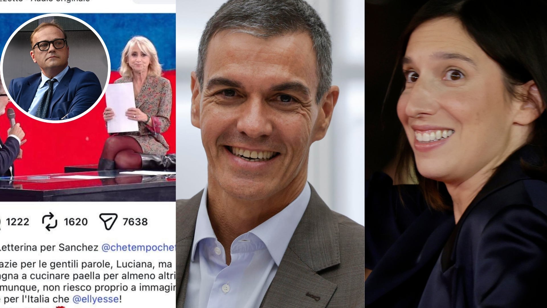 Lucianina, Pedro e Elly: ridono anche a sinistra. "Il triangolo no"