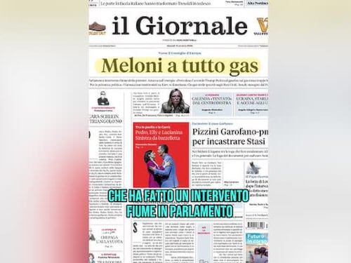 Meloni a tutto gas, sinistra da barzelletta, il caso Garlasco