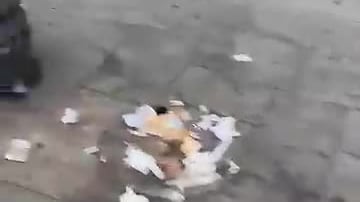 Il centro di Milano devastato dai teppisti