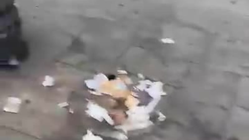 Il centro di Milano devastato dai teppisti