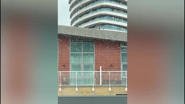 A Londra cade già la prima neve