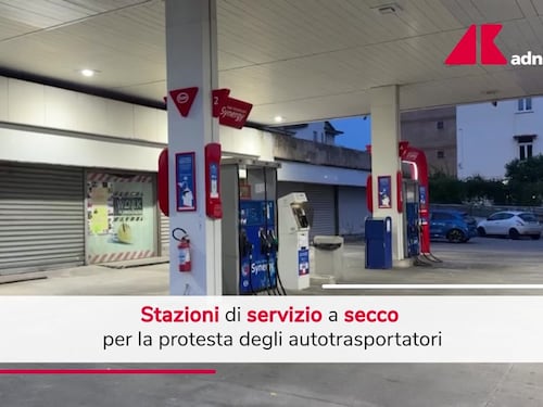 Protesta tir, benzinai a secco e distribuzione carburanti a rischio - Video