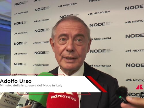 Urso: "Italia può essere leader in Europa su nuove tecnologie ambientali"
