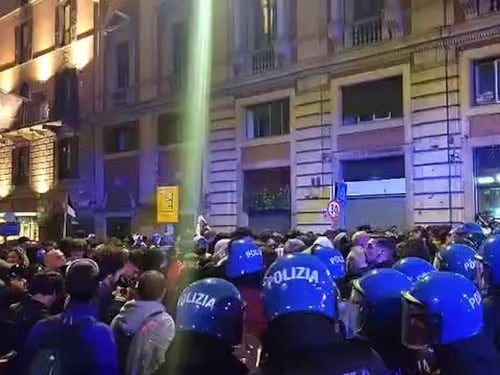 Tensioni nel centro della Capitale