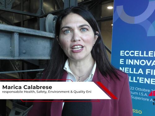 Energia, Calabrese (Eni): «Eccellenza è sicurezza quotidiana»