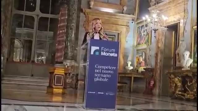 Meloni al Forum di Moneta: "Comprendere l'economia fa essere liberi"