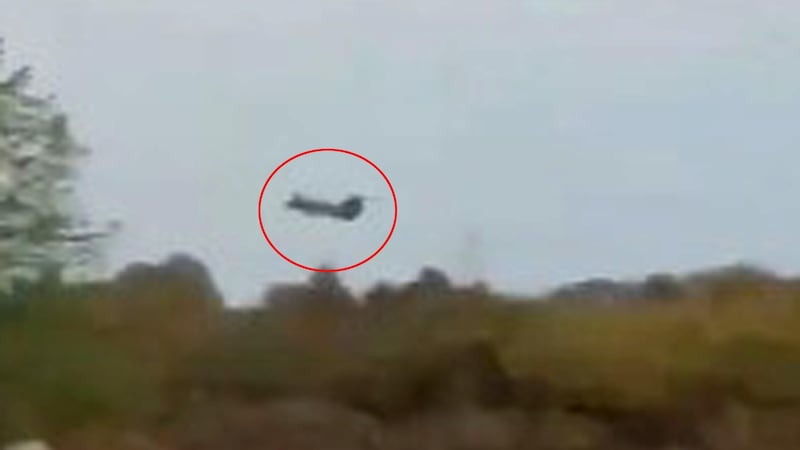 Il video dello schianto dell'elicottero militare